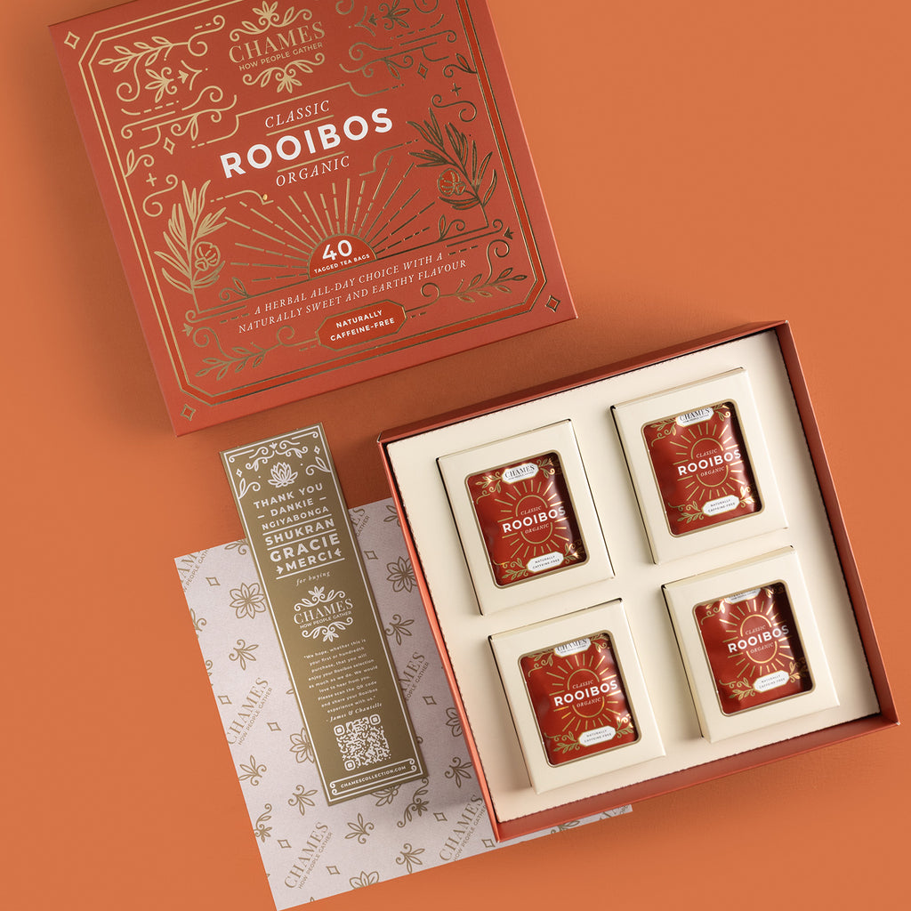 Chames Organic Rooibos Tea in box